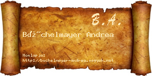 Büchelmayer Andrea névjegykártya